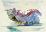 Giovanni Giacometti, Ansicht von Maloja