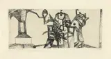 Paul Klee, Luftschlösschen - Schlösschen in der Luft, 1915 - work number 1915.212, Etching