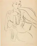 Henri Matisse, Femme au collier, 1925, Lithograph