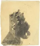 Otto Meyer-Amden, Drei Knaben in zwei Kirchbänken, 1923-1924, Pencil