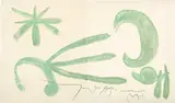 Joan Miró, Ohne Titel, Circa 1960, Diluted gouache paint