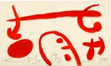 Joan Miró, Ohne Titel, Circa 1960, Diluted gouache paint