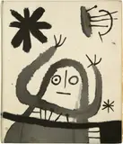 Joan Miró, Maquette für einen Buchentwurf, Circa 1960, Watercolour on linen, watercolour, Indian ink, pencil and colour pencil