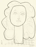 Pablo Picasso, Françoise, 1946, Lithographie auf Papier