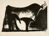 Pablo Picasso, Le taureau noir, 20 April 1947