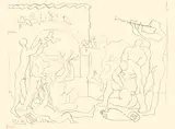 Bacchanale by Pablo Picasso, Cannes, Sunday, 24 May 1957, Lithograph, sold Jun 2023
