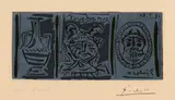 Madoura by Pablo Picasso, 1961, linocut in colors on wove paper, sold Jun 2023