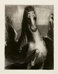 L’Aile by Odilon Redon, 1893, Lithograph, sold Jun 2023