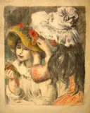 Le chapeau épinglé, 2e planche by Pierre-Auguste Renoir, Circa 1898, Colour lithograph, sold Jun 2023