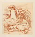 Les deux baigneuses. - Mère et enfant (Jean Renoir) by Pierre-Auguste Renoir, Circa 1895 and circa 1896, 2 etchings, sold Jun 2023