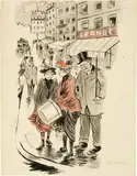 Théophile Steinlen, Les trottins (Die Hutmacherinnen)