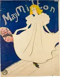 May Milton by Henri de Toulouse-Lautrec, 1895, Colour lithograph, sold Jun 2023
