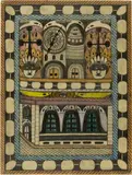 Adolf Wölfli, Challon in der Soolenthal=Ebene, Spanien, n.d. (1920), Colour pencil drawing