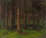 Félix Vallotton, Sous-bois, environs de Lausanne
