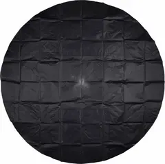 Diamond Dust by James Lee Byars, 1978, Circle of black tissue paper, folded several times, a touch of diamond dust in the centre, sold Jun 2023