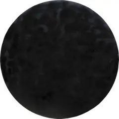 James Lee Byars, The Signature of the Artist, 1981, Circular glass pane, coloured black on one side