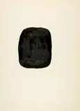 Lucio Fontana, Concetto spaziale, 1963, Serigraph with pierced holes