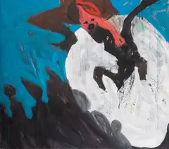 Martin Disler, Ohne Titel, 1981, Acrylic on canvas