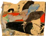 Horst Janssen, Tasse, 1977, Watercolour, pencil and silver paint