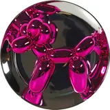 Jeff Koons, Balloon Dog (Magenta), 2015, Porcelain with chromatic coating, on plate