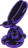 Jeff Koons, Balloon Rabbit (Violet), 2019, Porcelain with chromatic coating