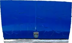 Bertrand Lavier, Sans titre (MINI), Circa 1985, Acrylic on engine bonnet