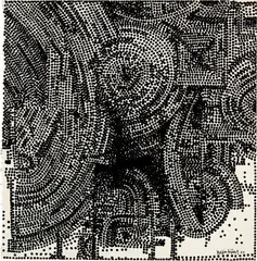 Bernhard Luginbühl, Strahler, 1960, Pen in Indian ink