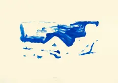 Miss by Markus Raetz, 1979, Monotype with synthetic resin paint, sold Jun 2023