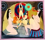 Hans Schärer, Ohne Titel, 1971, Watercolour, gouache and Indian ink