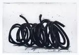 Bernar Venet, Four Indeterminate Lines, 2014, Etching