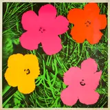 Flowers by Andy Warhol, 1964, Offset Color Lithograph "Flowers" 1964, sold Jun 2023