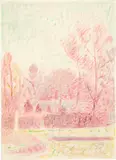 Cuno Amiet, Kleine Gartenansicht auf der Oschwand