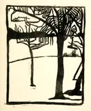 Cuno Amiet, Winterlandschaft mit Bäumen