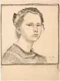 Cuno Amiet, Lydia. - Selbstbildnis