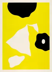 Hans Arp, Constellation von fünf Formen, 1956, Colour lithograph