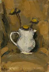 Hans Berger, Stillleben VII, 1916, Oil on canvas