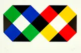 Max Bill, Um zwei Zentren. - Ohne Titel, 1967; 1970, Colour lithograph and colour serigraph