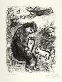 La prière by Marc Chagall, November, 1983, Lithograph, sold Jun 2023