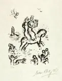 Sujet biblique by Marc Chagall, March, 1984, Lithograph, sold Jun 2023