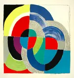 Pâques russes by Sonia Delaunay, Around 1970, Colour lithograph, sold Jun 2023