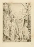 André Derain, Baigneuses, 1913, Etching, reworked with burin and drypoint
