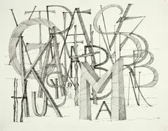 Paul Flora, Ohne Titel, Pointed pen and ink drawing
