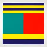 Camille Graeser, Komplementär-Konstruktion, 1974, Colour serigraph
