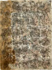 Brion Gysin, Construction écrite II, 1960, Colour ink
