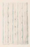 Alfred Hofkunst, Matratze. - Seestudie, 1969 and 1980, 2 drawings in colour pencil. - Chalk