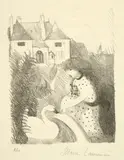 Marie Laurencin, Le concert. - Le cygne, 1926, 2 lithographs