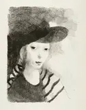 Marie Laurencin, Portrait de l'artiste, 1927, Lithograph