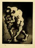Jacques Lipchitz, Chemin de l'exile, 1945, Etching and aquatint