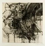 Bernhard Luginbühl, Kupferstich IV. - Kupferstich IV, 1960, 2 copper engravings