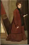 Elena Luksch-Makowsky, Selbstbildnis als Schwangere, 1901, Watercolour, charcoal and opaque white